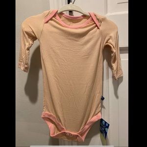 NEW Kickee Pants long sleeve onesie 6-12mo infant